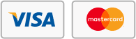 Visa, Mastercard accepted